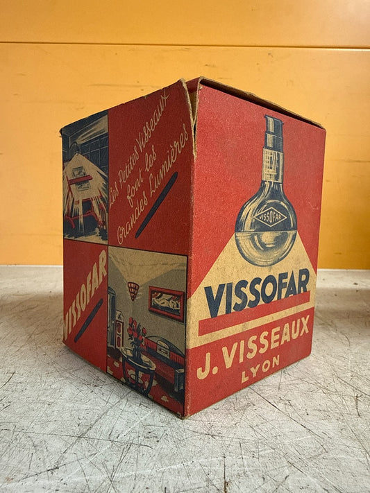 Ampoule – J. Visseaux Vissofar – Luminaire – Vintage avec boîte d'origine