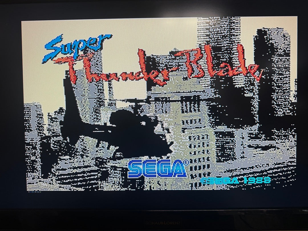 Jeu Super Thunder Blade Sega Mega Drive