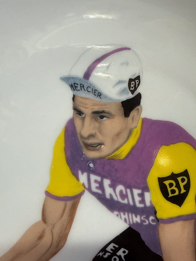 Assiette – Limoges – Art de la table – Raymond Poulidor cyclisme