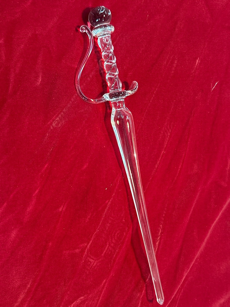 Épée décorative – Artisanat – Ornement – Verre soufflé