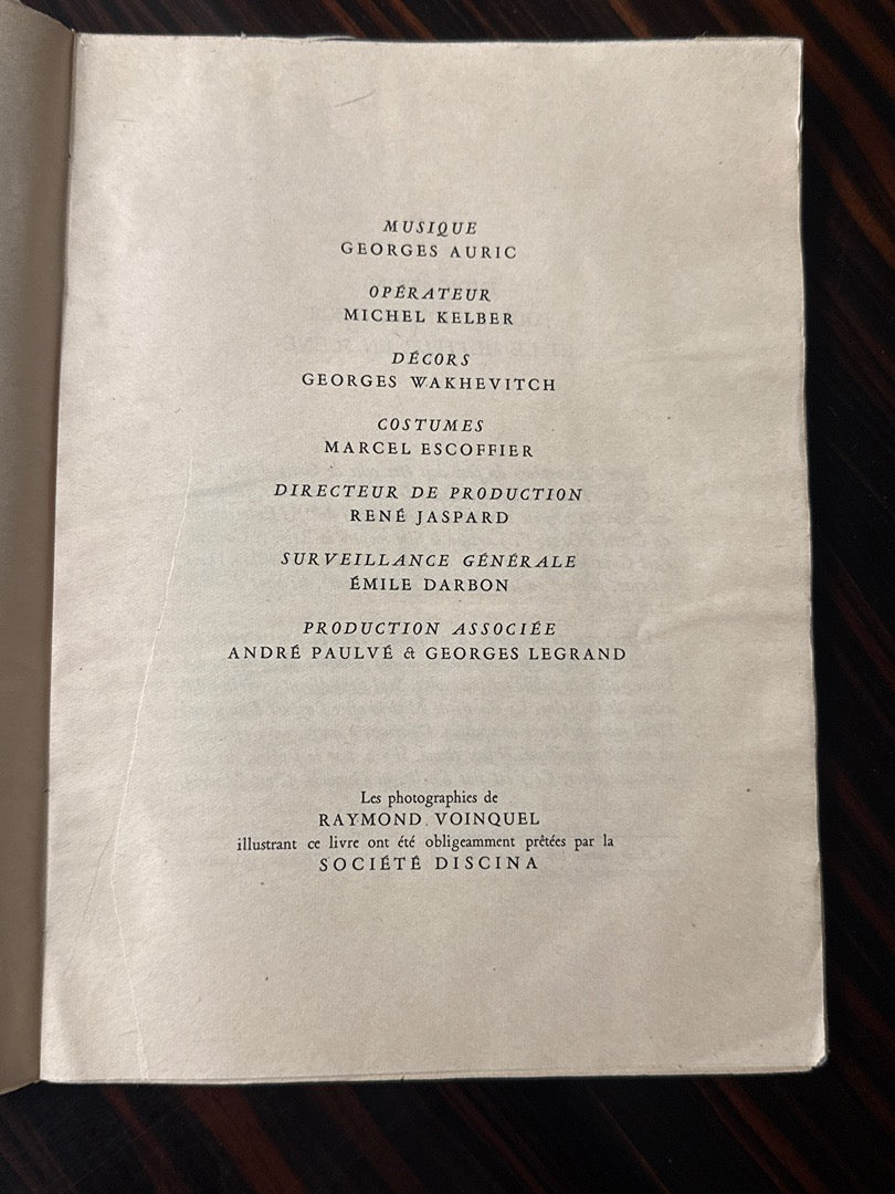 Livre – Ruy Blas Jean Cocteau – Littérature – Édition 1948