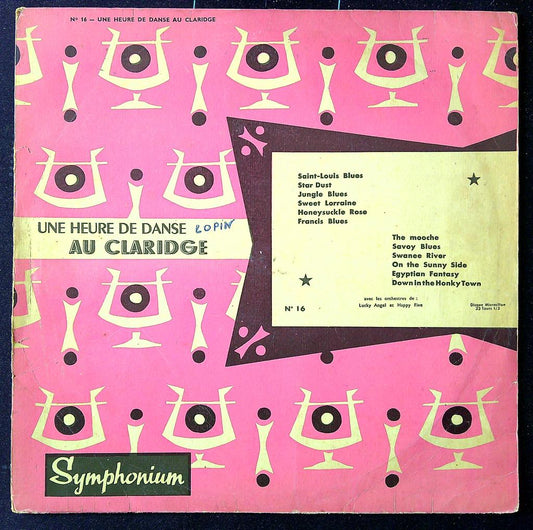 Disque vinyle – Symphonium – Musique – Danse au Claridge