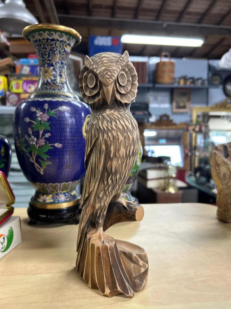 Statuette Bois Chouette / Hibou