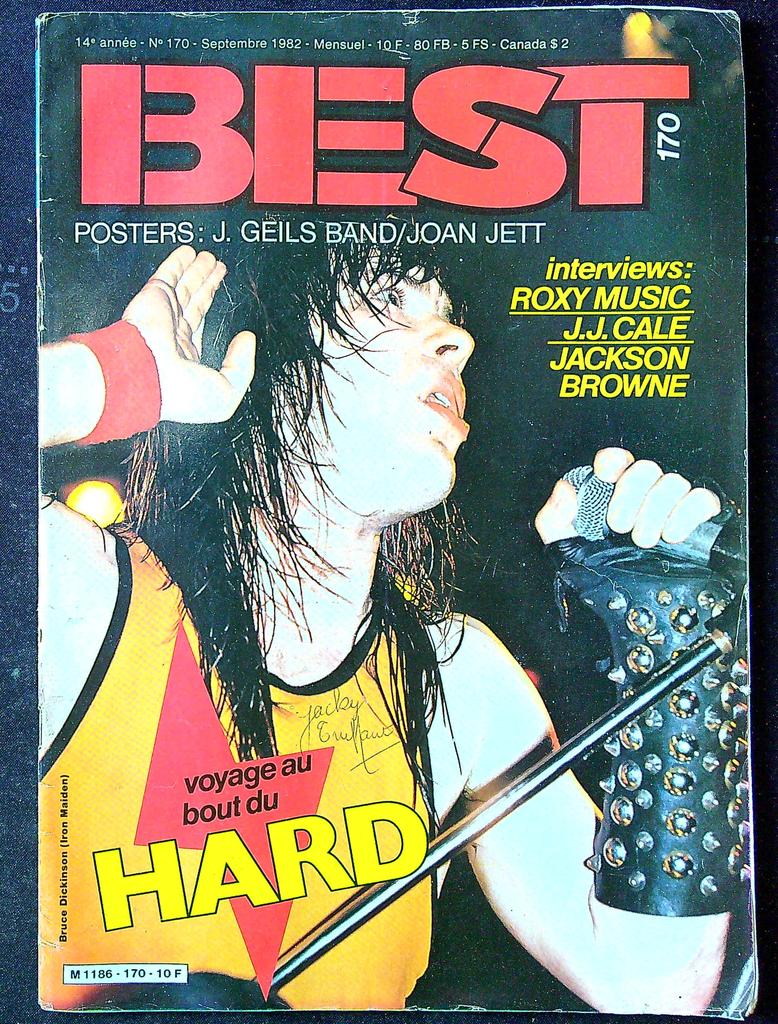 Magazine – Best – Musique – N° 170 Bruce Dickinson