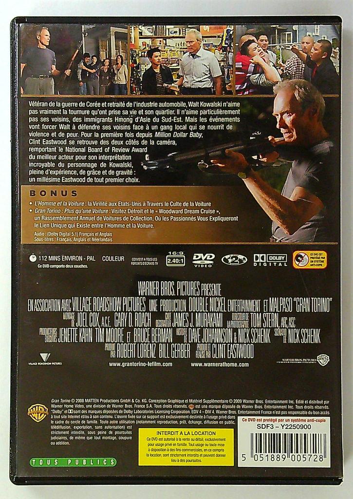 Dvd Gran Torino Clint Eastwood