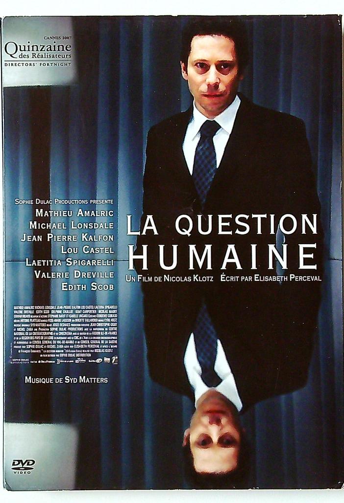 dvd La Question Humaine - Nicolas Klotz + Cd Bo