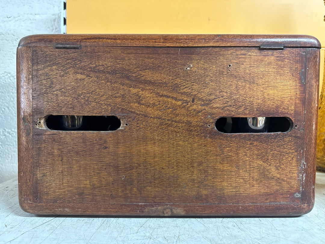 Poste de radio – Bibo – Électronique – Vintage en bois de collection