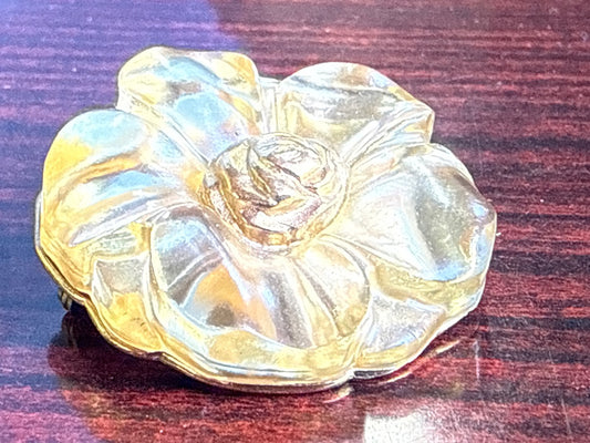 Broche – Kenzo – Broches – Fleur dorée vintage