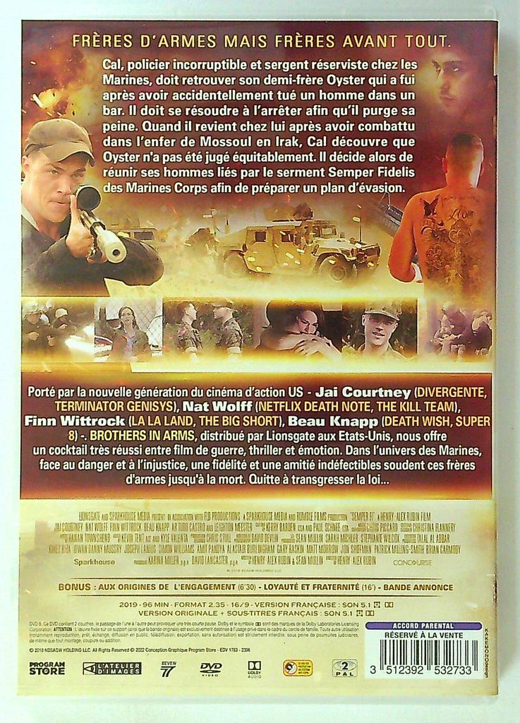 Dvd Brothers in Arms - L'honneur des Marines