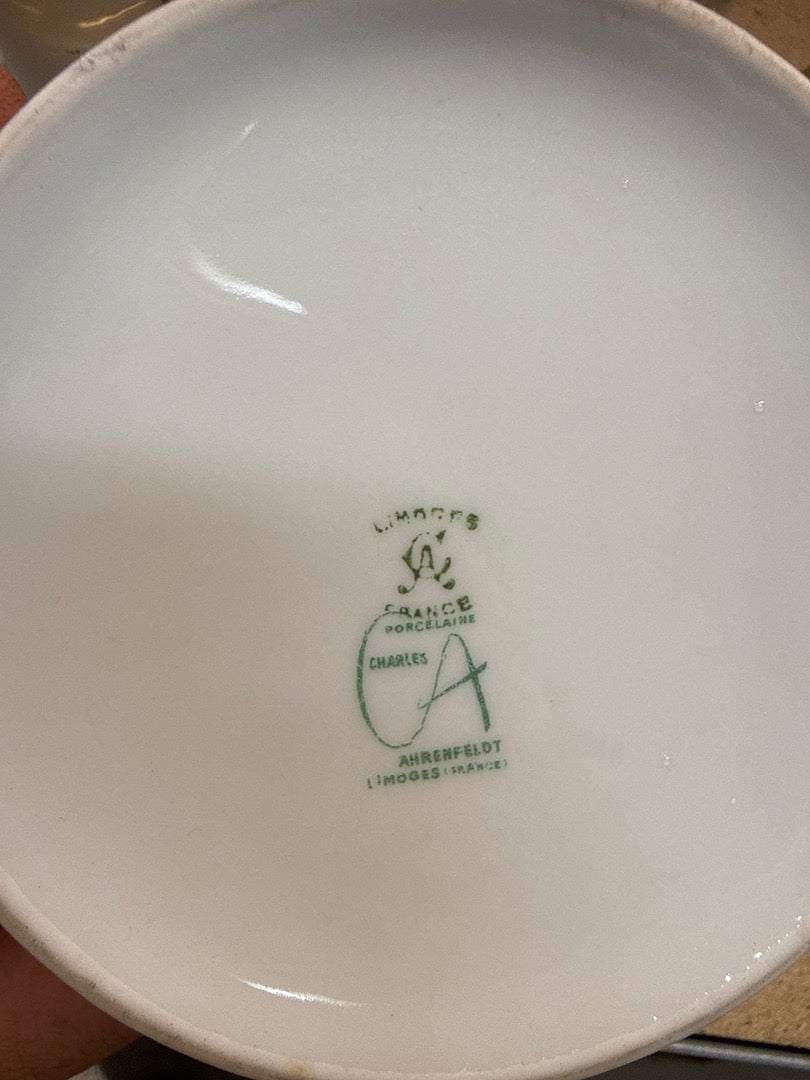 Service café – Ahrenfeldt – Vaisselle – Porcelaine blanche