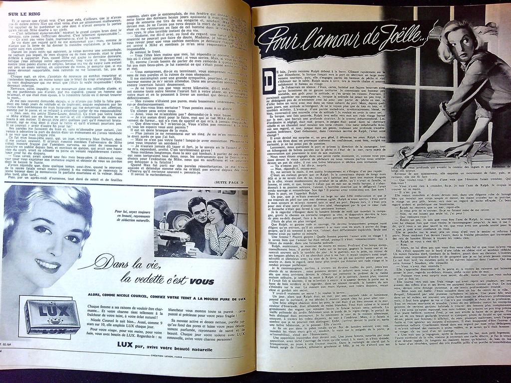Magazine – Nous Deux N° 582 – Littérature – Roman vintage