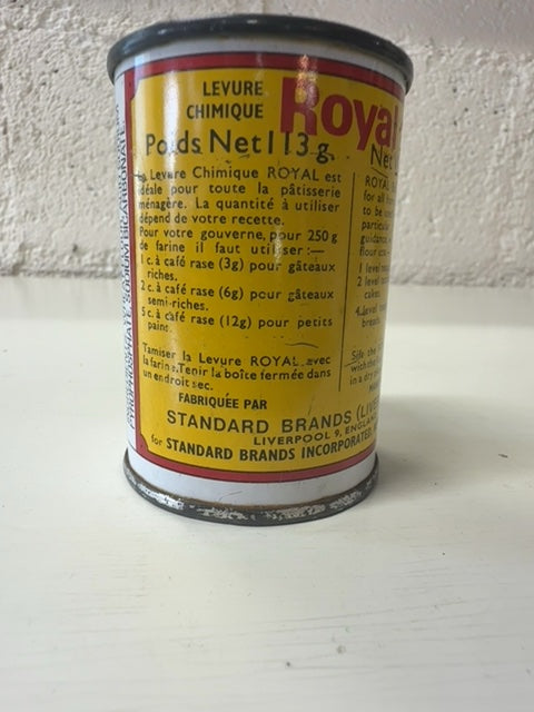Boite vintage Royal Baking Powder Tirelire Boite en metal