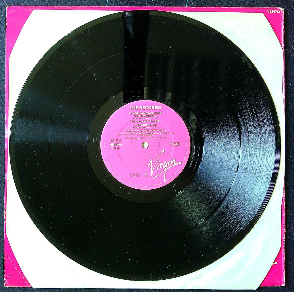 Disque vinyle – The Records – Musique Rock – Maxi 45 tours