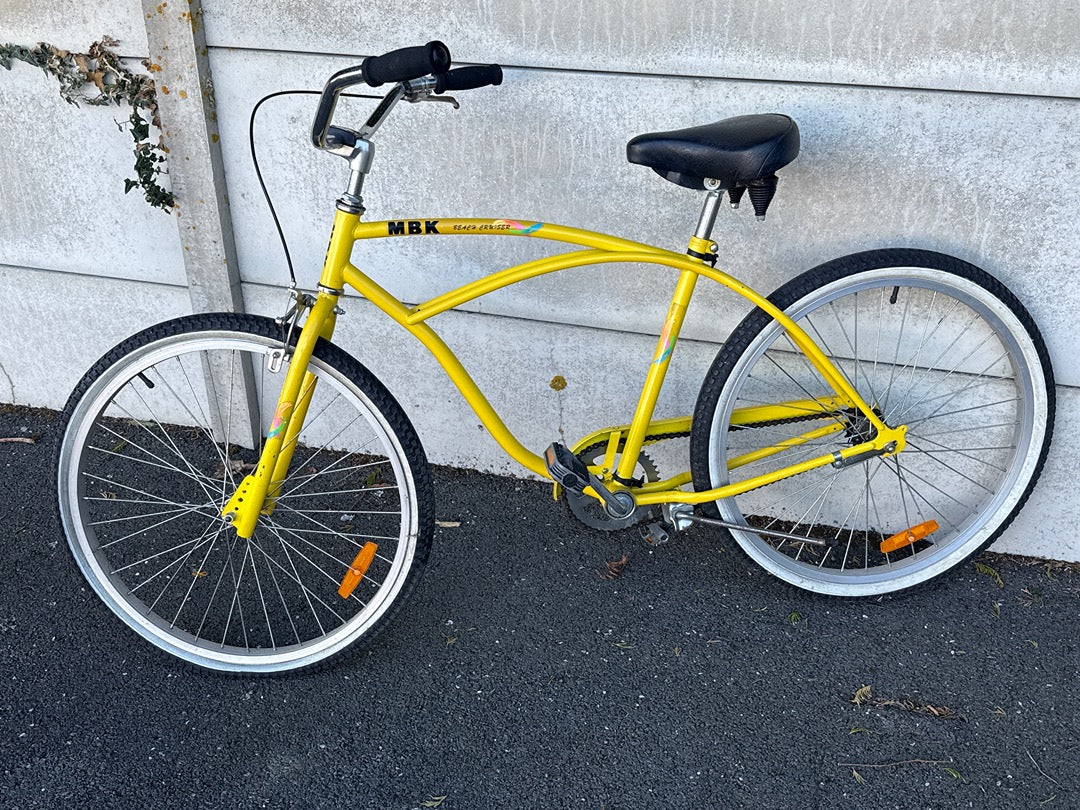Velo Beach Cruiser Mbk jaune