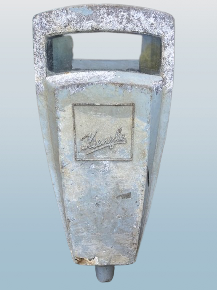 Ancien parcmètre, appareil collecteur d’argent