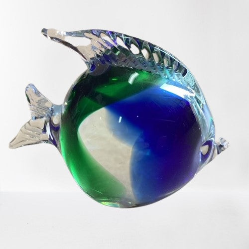 Statuette, Poisson en verre de Murano