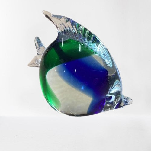 Statuette, Poisson en verre de Murano