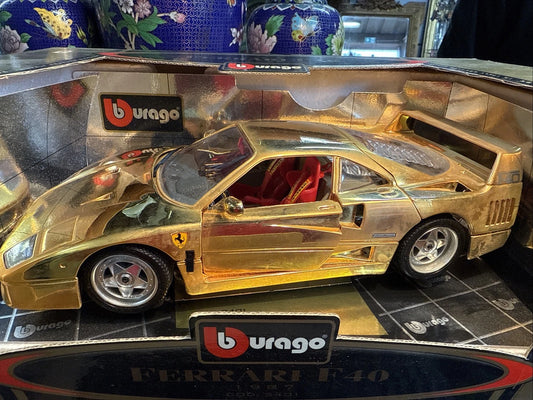 ferrari F40 1987 Cod. 3401 Gold Collection Burago 1/18