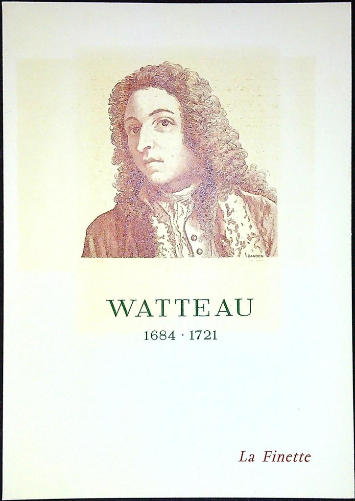 Watteau Enveloppe Dépliant Timbre 1er jour Encart Fdc Yvert et Tellier