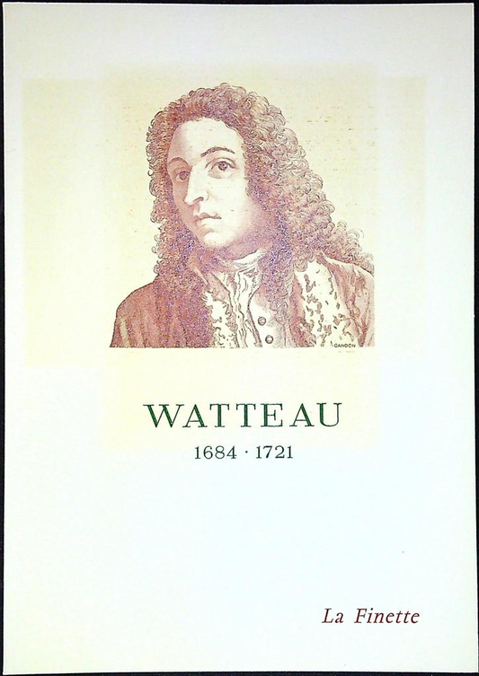 Watteau Enveloppe Dépliant Timbre 1er jour Encart Fdc Yvert et Tellier