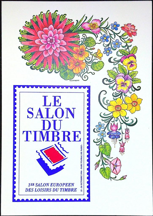 Le Salon du Timbre Enveloppe Dépliant Timbre 1er jour Encart Fdc Yvert et Tellier