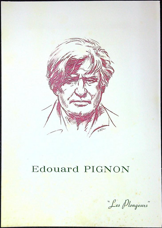 Édouard Pignon Les Plongeurs Enveloppe Dépliant Timbre 1er jour Encart Fdc Yvert et Tellier