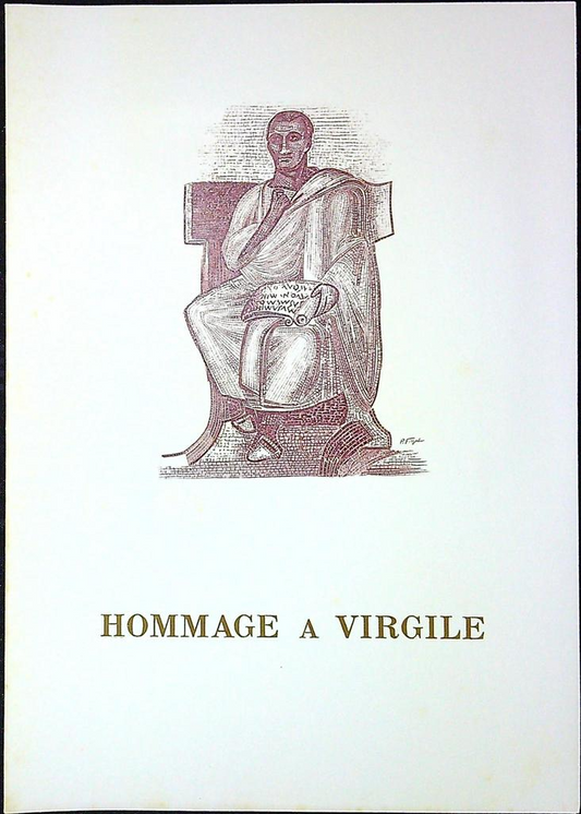 Hommage à Virgile Enveloppe Dépliant Timbre 1er jour Encart Fdc Yvert et Tellier