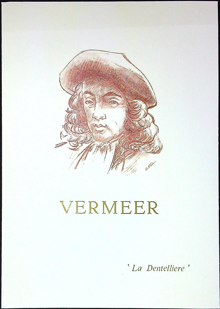 Vermeer La Dentellière Enveloppe Dépliant Timbre 1er jour Encart Fdc Yvert et Tellier
