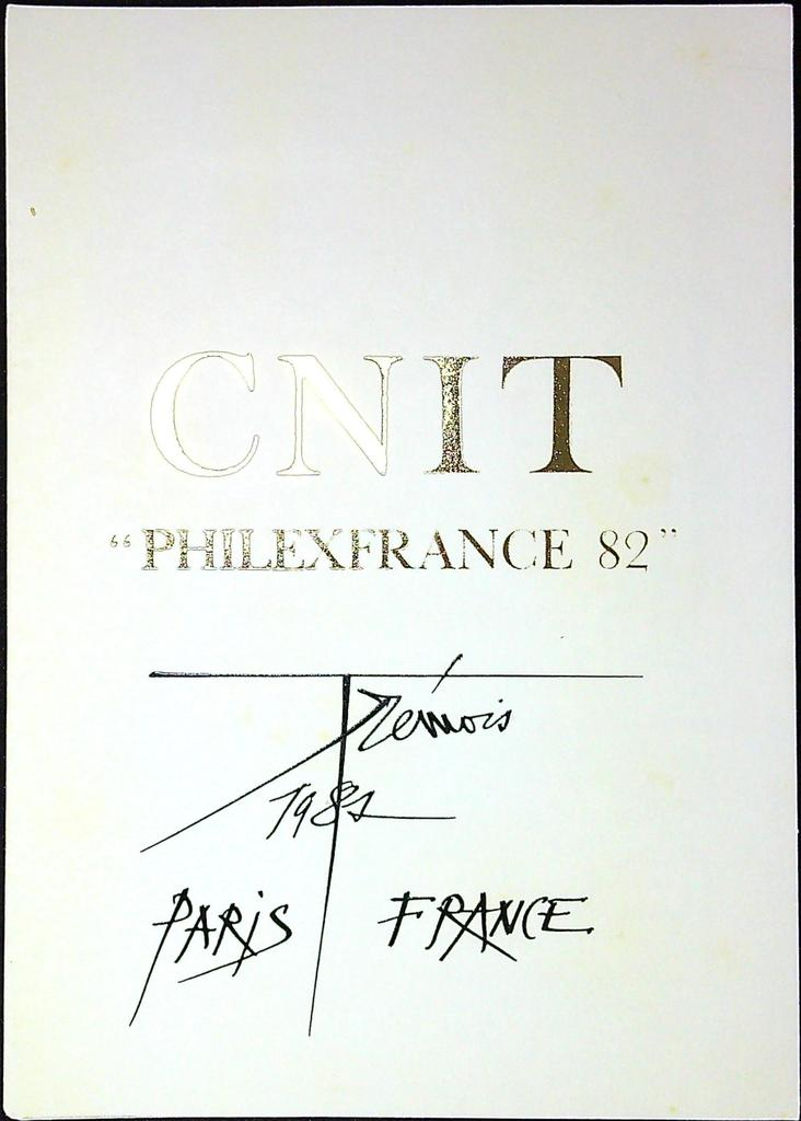 Cnit 82 Enveloppe Dépliant Timbre 1er jour Encart Fdc Yvert et Tellier
