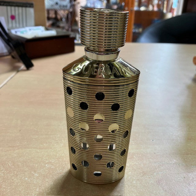 Etui Doré Pour Flacon Guerlain Avec Flacon Parfum Shalimar