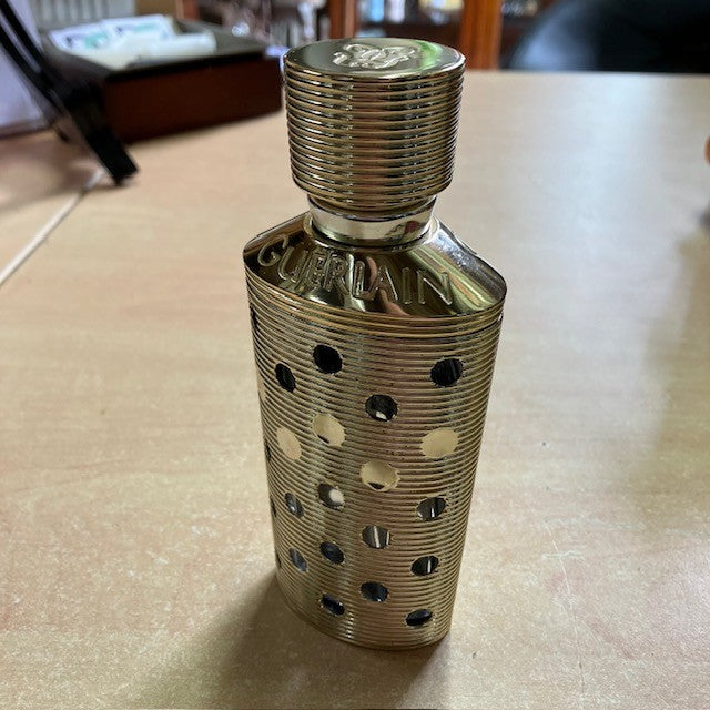 Etui Doré Pour Flacon Guerlain Avec Flacon Parfum Shalimar