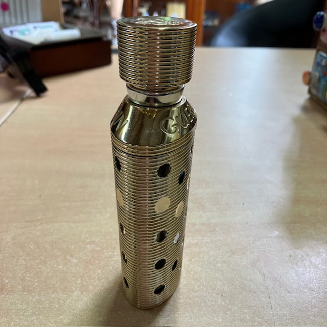 Etui Doré Pour Flacon Guerlain Avec Flacon Parfum Shalimar