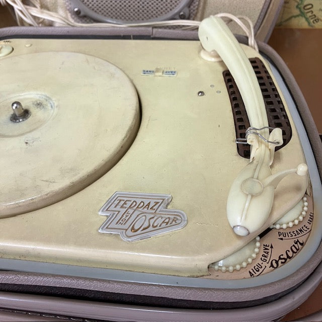 Valise Tourne Disque, Electrophone Teppaz Oscar