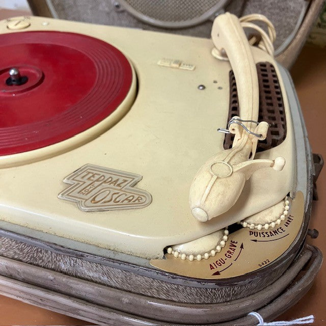 Valise Tourne Disque, Electrophone Teppaz Oscar