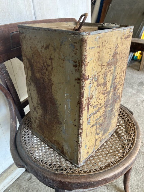 Jerrycan / Jerrican Bidon Essence Anglais Carre Ww2