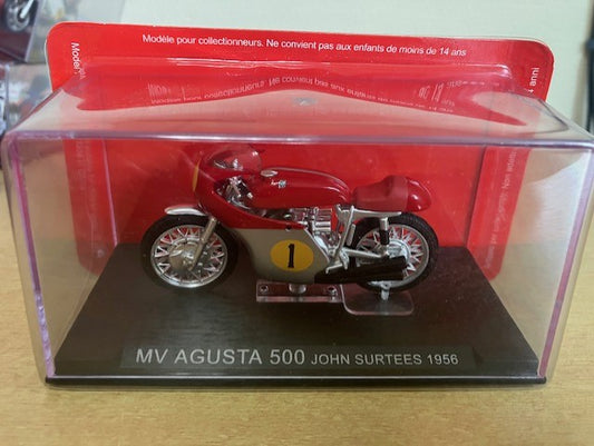 Moto Course MV AGUSTA 500 John Surtees 1956