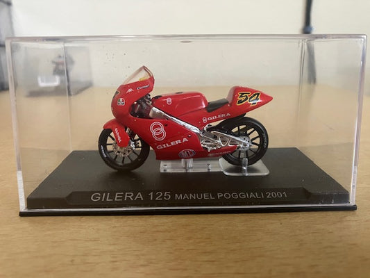 Moto Course Gilera 125 Manuel Poggiali 2001