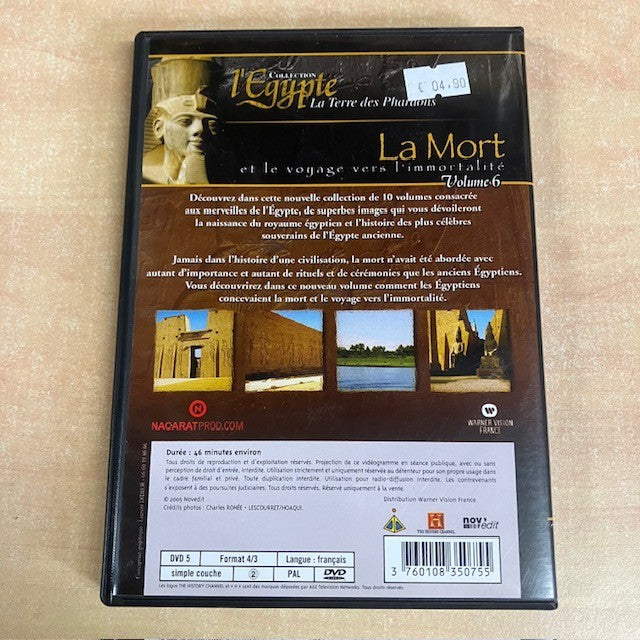 DVD Collection L'egypte La Terre Des Pharaons, Volume 6