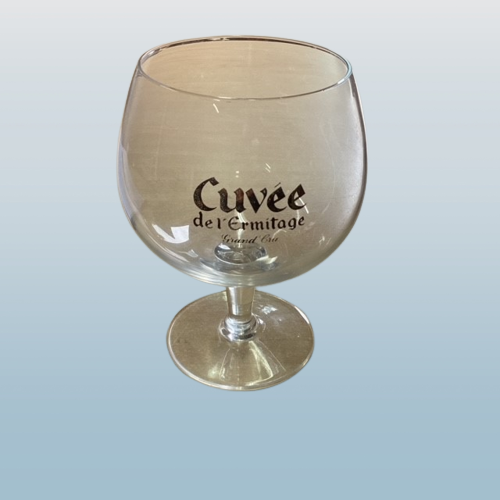 Ensemble de 6 verres a Bière, Ballon, Cuvée de l'Ermitage Grand Cru