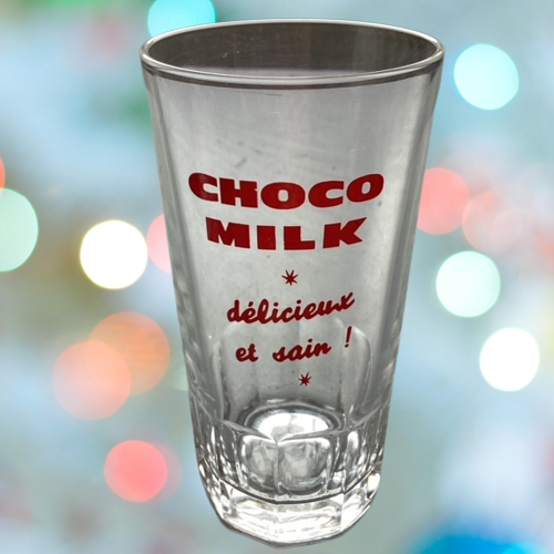 Ensemble De 6 Verres Bistrot Choco Milk Vintage - Délicieux et sain !