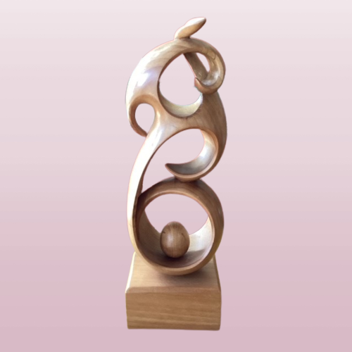 Statue , Sculpture Sur Bois