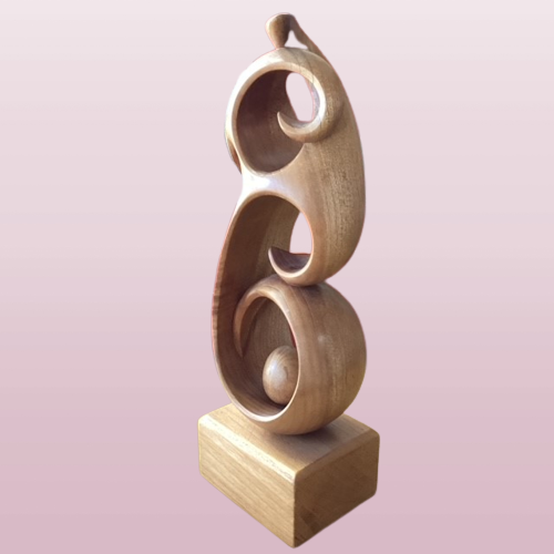Statue , Sculpture Sur Bois
