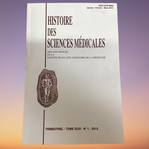 Livre Histoire Des Sciences Médicales