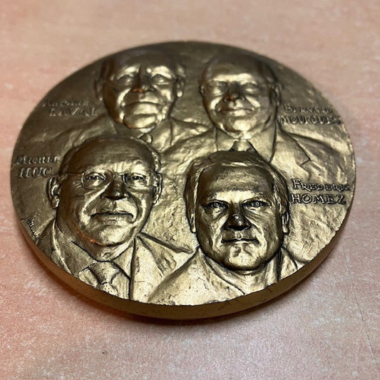 Grande Médaille En Bronze De 8 cm De Diamètre Metallurgie