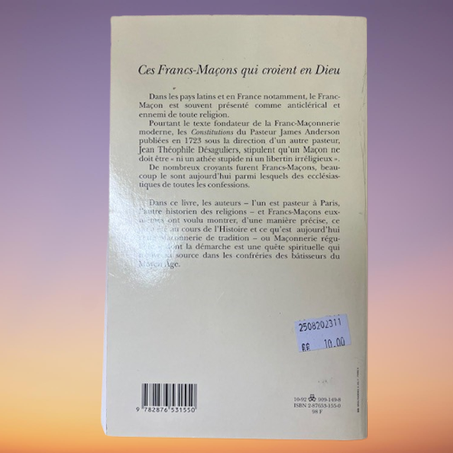 Livre Ces Francs Maçons Qui Croient En Dieu Préface Du Révérend Père Michel Riquet S.j, De Jean-mich