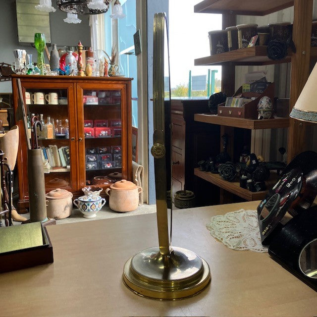 Miroir Psyché De Table En Laiton Dorée