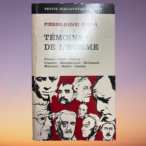 Livre Témoins De L’homme, De Pierre Henri Simon