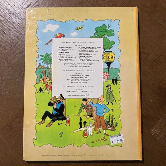 Bande Dessinée Tintin Au Pays De L'or Noir