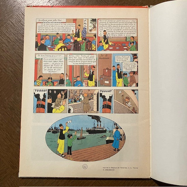 Bande Dessinée Tintin Le Lotus Bleu