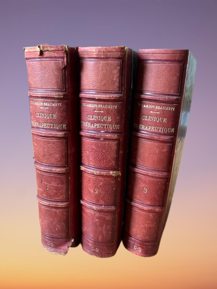 Lot De 3 Tomes Clinique Thérapeutique par Dujardin Beaumetz